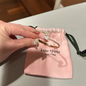 Kate Spade heart ring and bracelet set